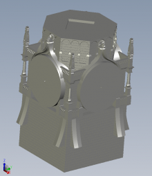 Спасская башня (3D-модель для 3D-принтера в формате STL) модель в масштабе  фото 2
