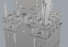 Спасская башня (3D-модель для 3D-принтера в формате STL) модель в масштабе  фото 17