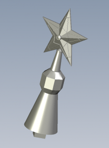 Спасская башня (3D-модель для 3D-принтера в формате STL) модель в масштабе  фото 4