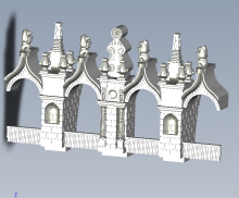 Спасская башня (3D-модель для 3D-принтера в формате STL) модель в масштабе  фото 5