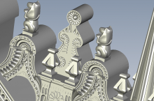 Спасская башня (3D-модель для 3D-принтера в формате STL) модель в масштабе  фото 6