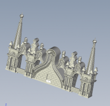 Спасская башня (3D-модель для 3D-принтера в формате STL) модель в масштабе  фото 8