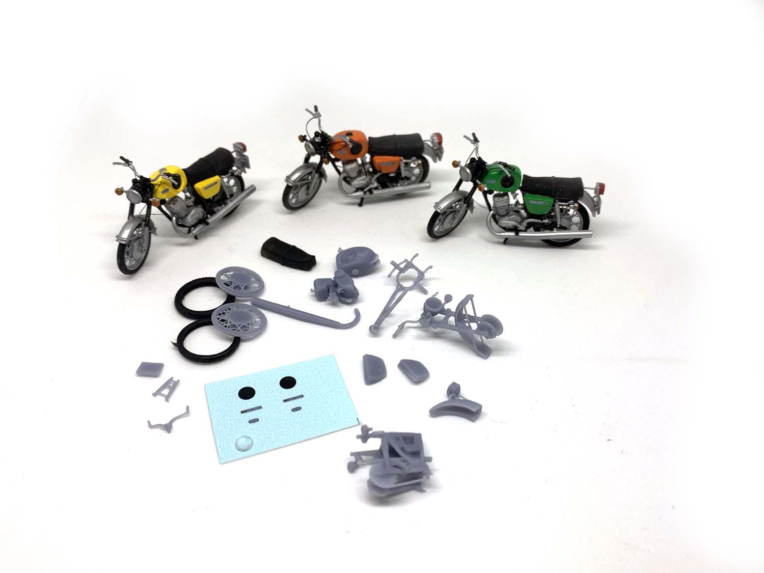 Планета-Спорт мотоцикл (набор для самостоятельной сборки) модель в масштабе 1:43 фото 1